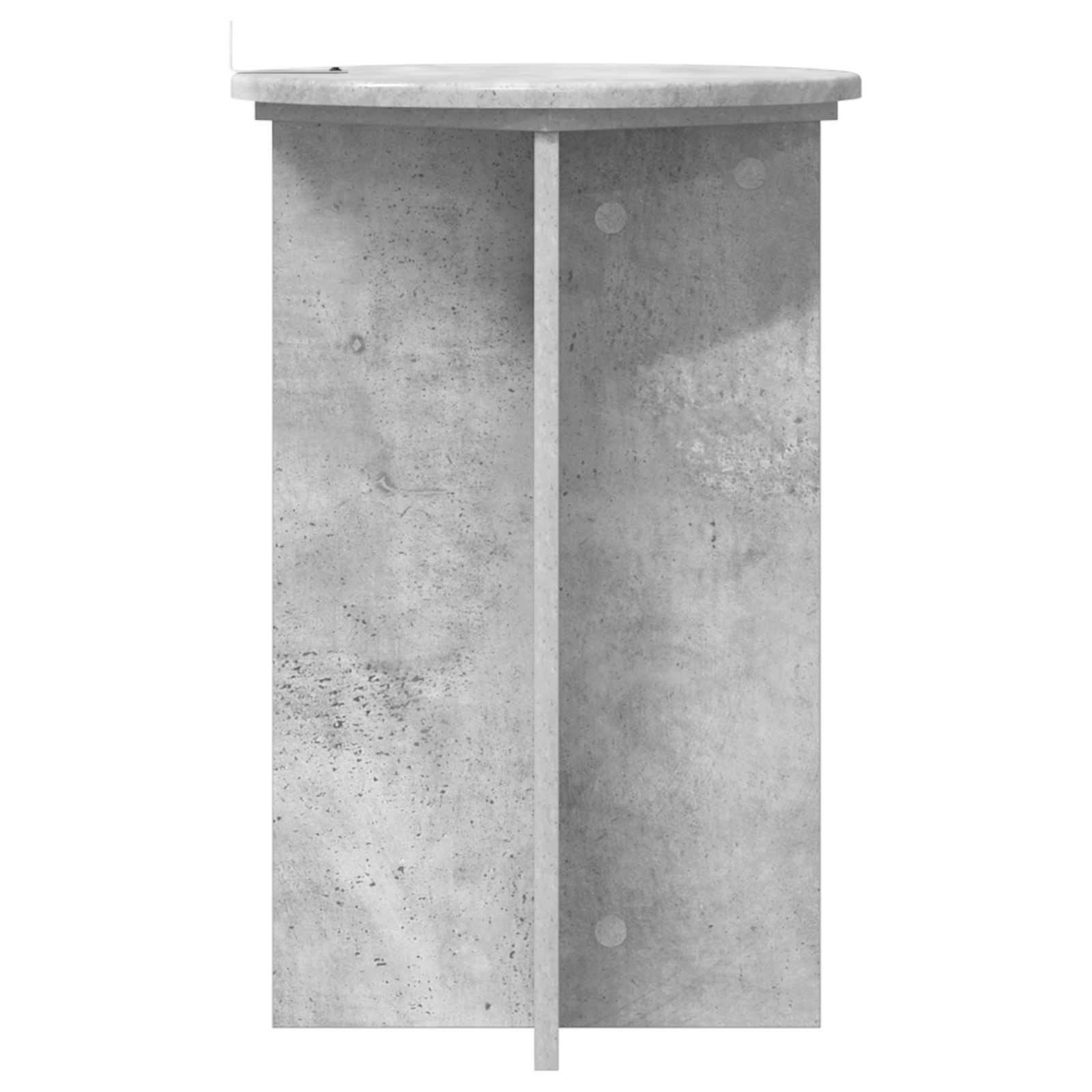 Plantenstandaard 2 pcs Betongrijs Ø40 x 60 cm Bewerkt hout is nu te koop bij PeponiXL, paradijselijk wonen!