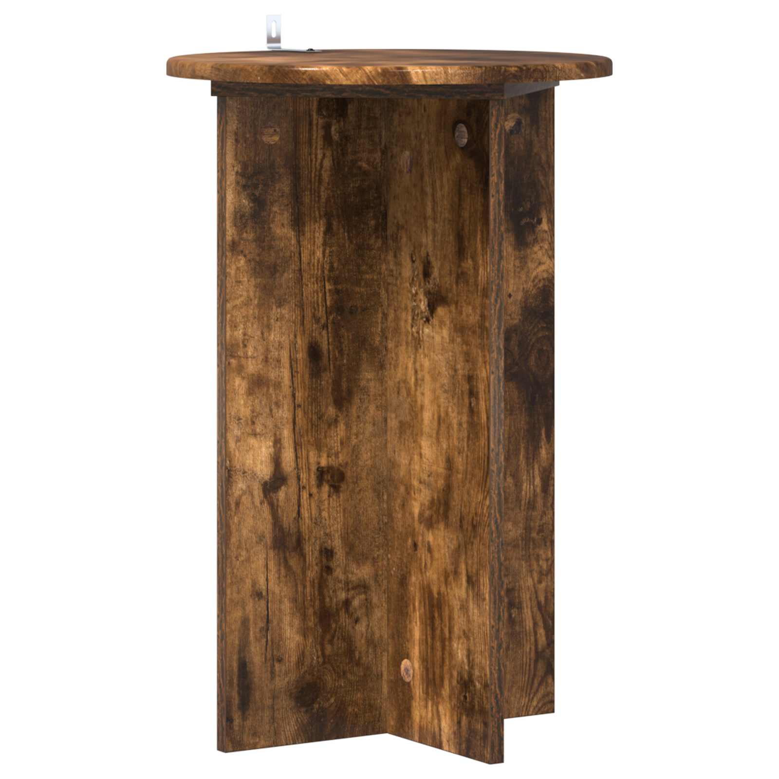 Plantenstandaard 2 pcs Gerookt eiken Ø40 x 60 cm Bewerkt hout is nu te koop bij PeponiXL, paradijselijk wonen!