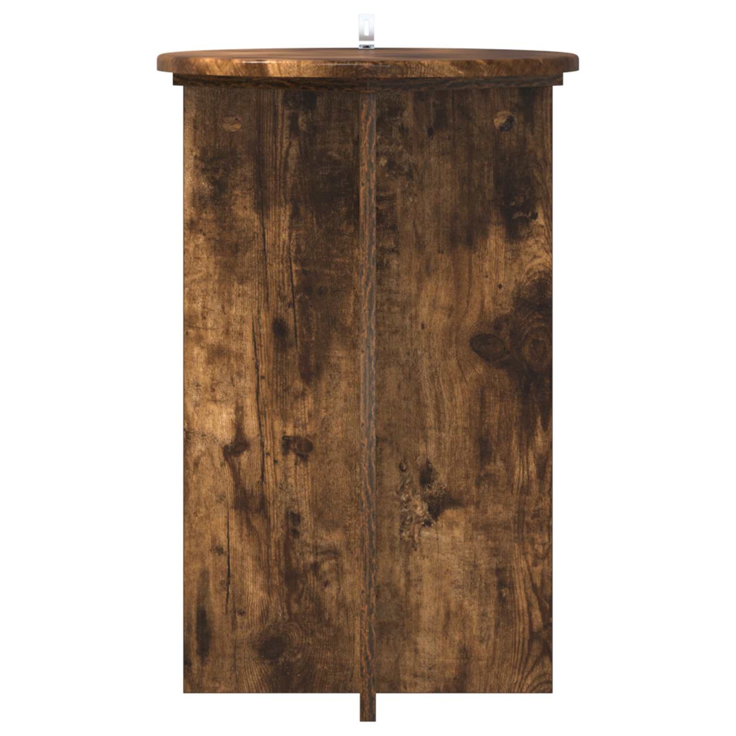 Plantenstandaard 2 pcs Gerookt eiken Ø40 x 60 cm Bewerkt hout is nu te koop bij PeponiXL, paradijselijk wonen!