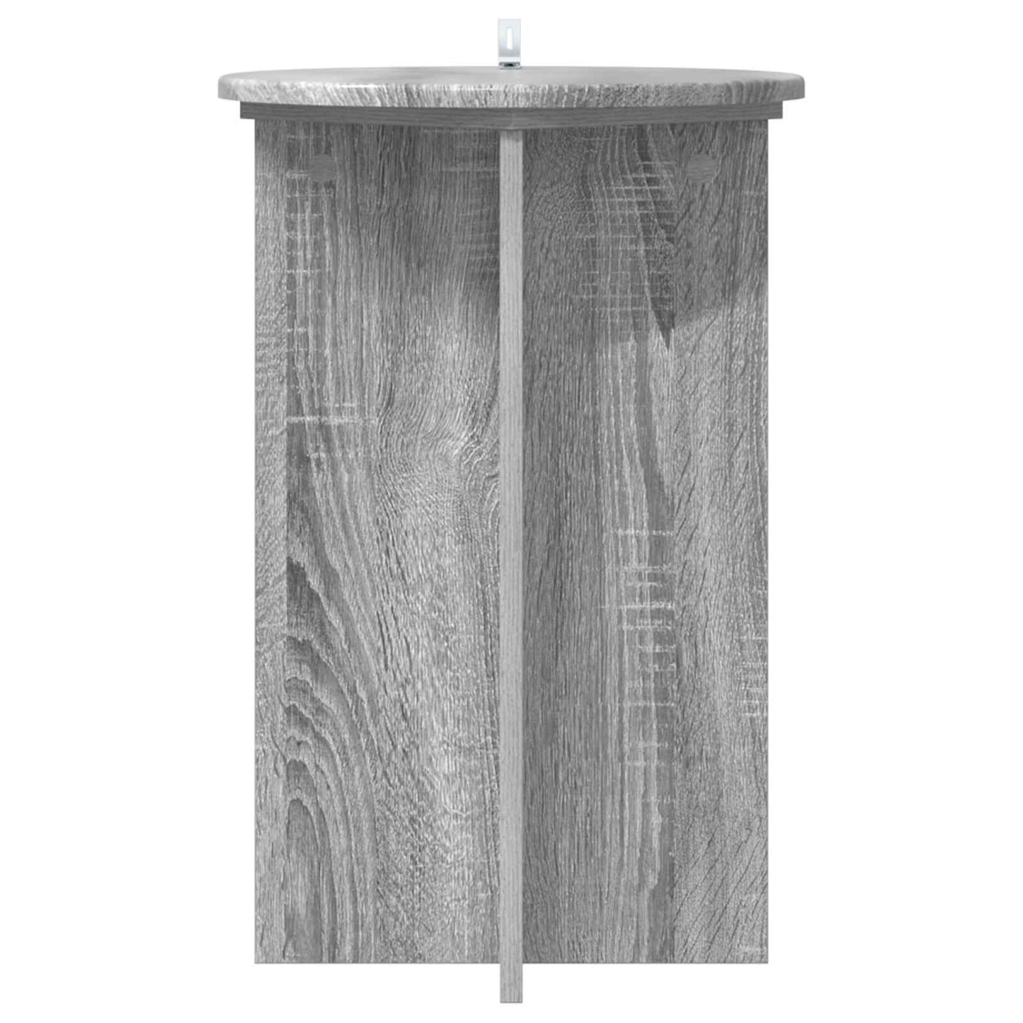 Plantenstandaard 2 pcs Grijs sonoma Ø40 x 60 cm Bewerkt hout is nu te koop bij PeponiXL, paradijselijk wonen!