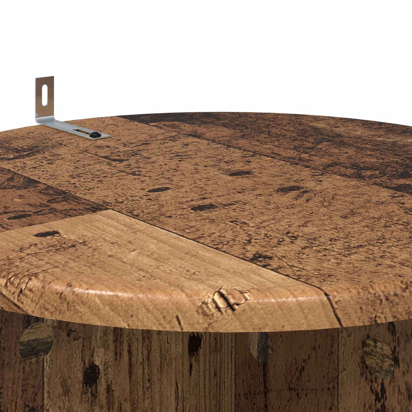 Plantenstandaard 2 pcs Oud hout Ø40 x 60 cm Bewerkt hout is nu te koop bij PeponiXL, paradijselijk wonen!