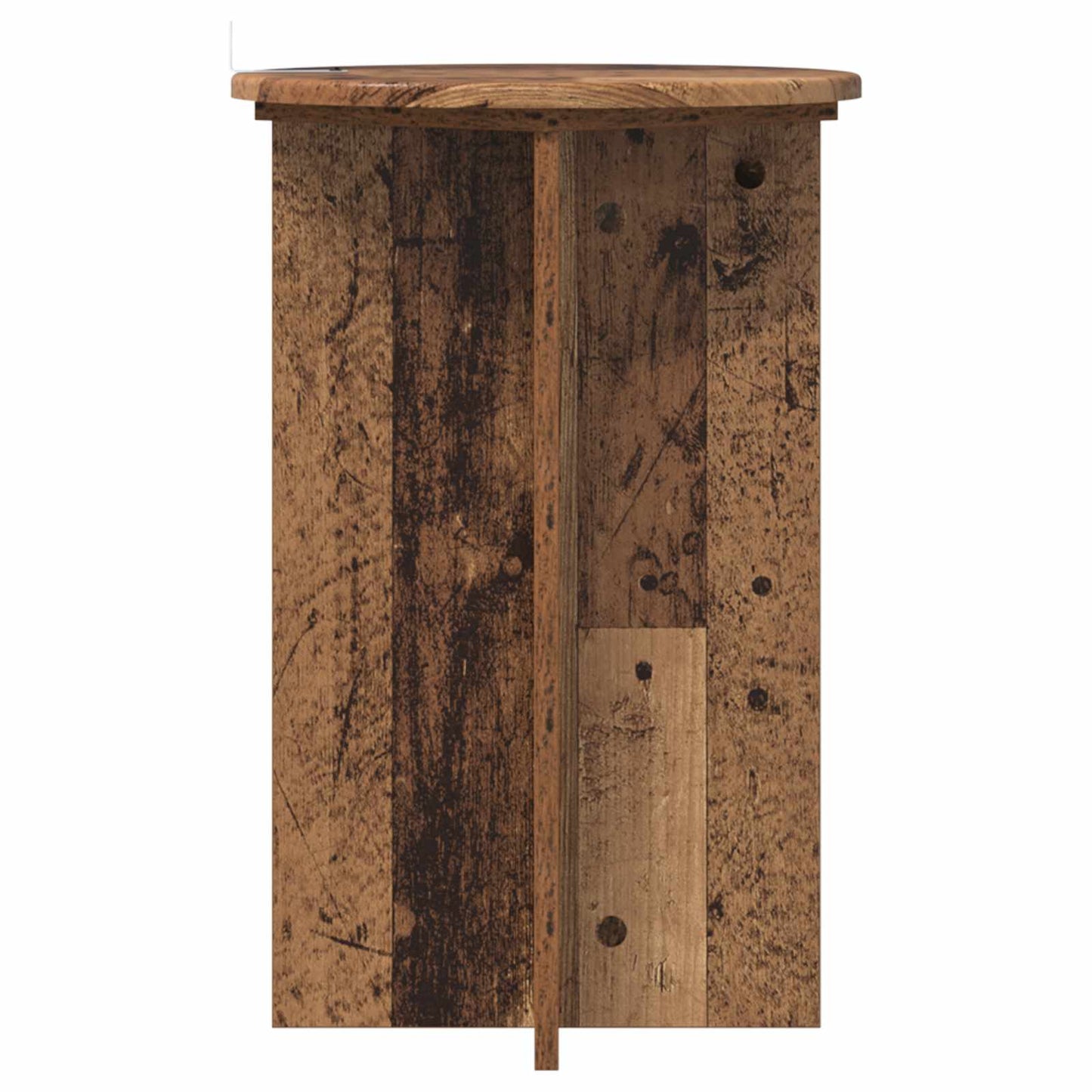 Plantenstandaard 2 pcs Oud hout Ø40 x 60 cm Bewerkt hout is nu te koop bij PeponiXL, paradijselijk wonen!