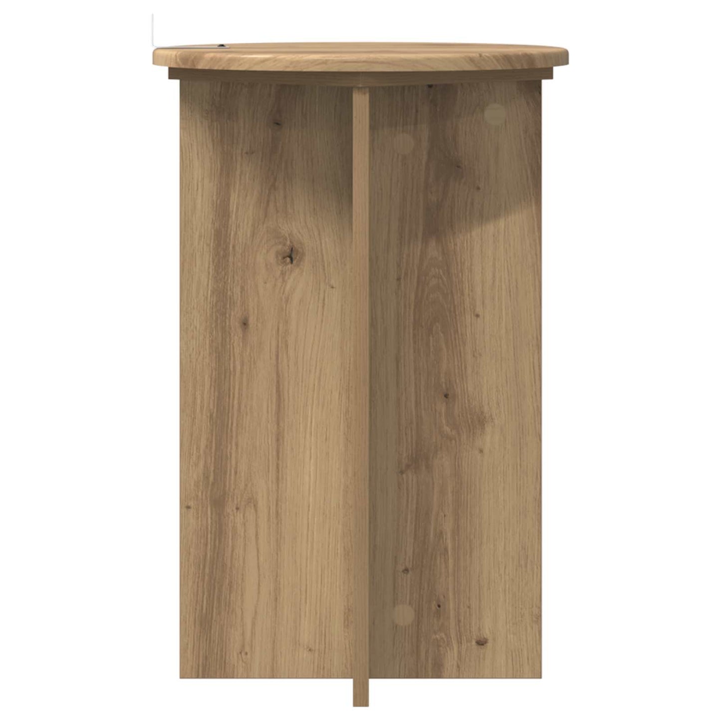 Plantenstandaard 2 pcs Artisanaal eiken Ø40 x 60 cm is nu te koop bij PeponiXL, paradijselijk wonen!