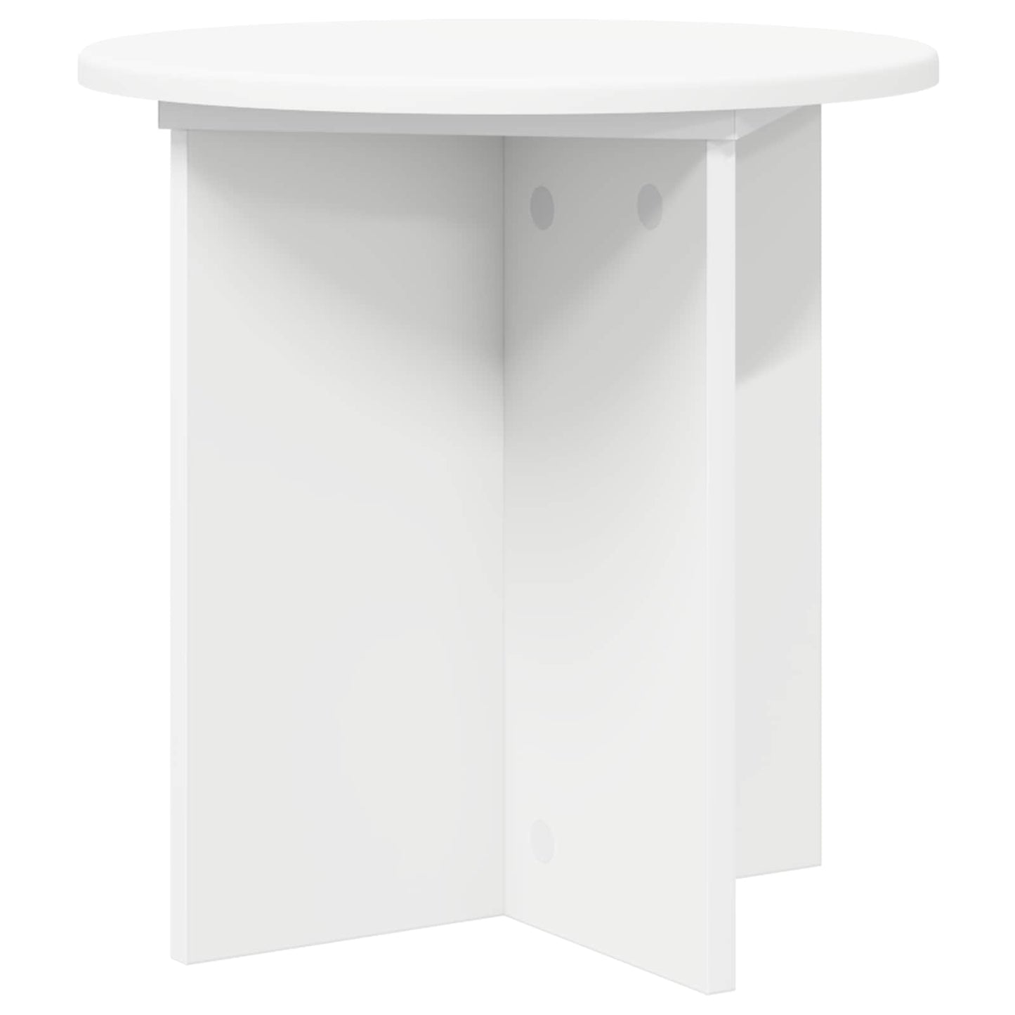 Plantenstandaard 2 pcs Wit Ø40 x 40 cm Bewerkt hout is nu te koop bij PeponiXL, paradijselijk wonen!