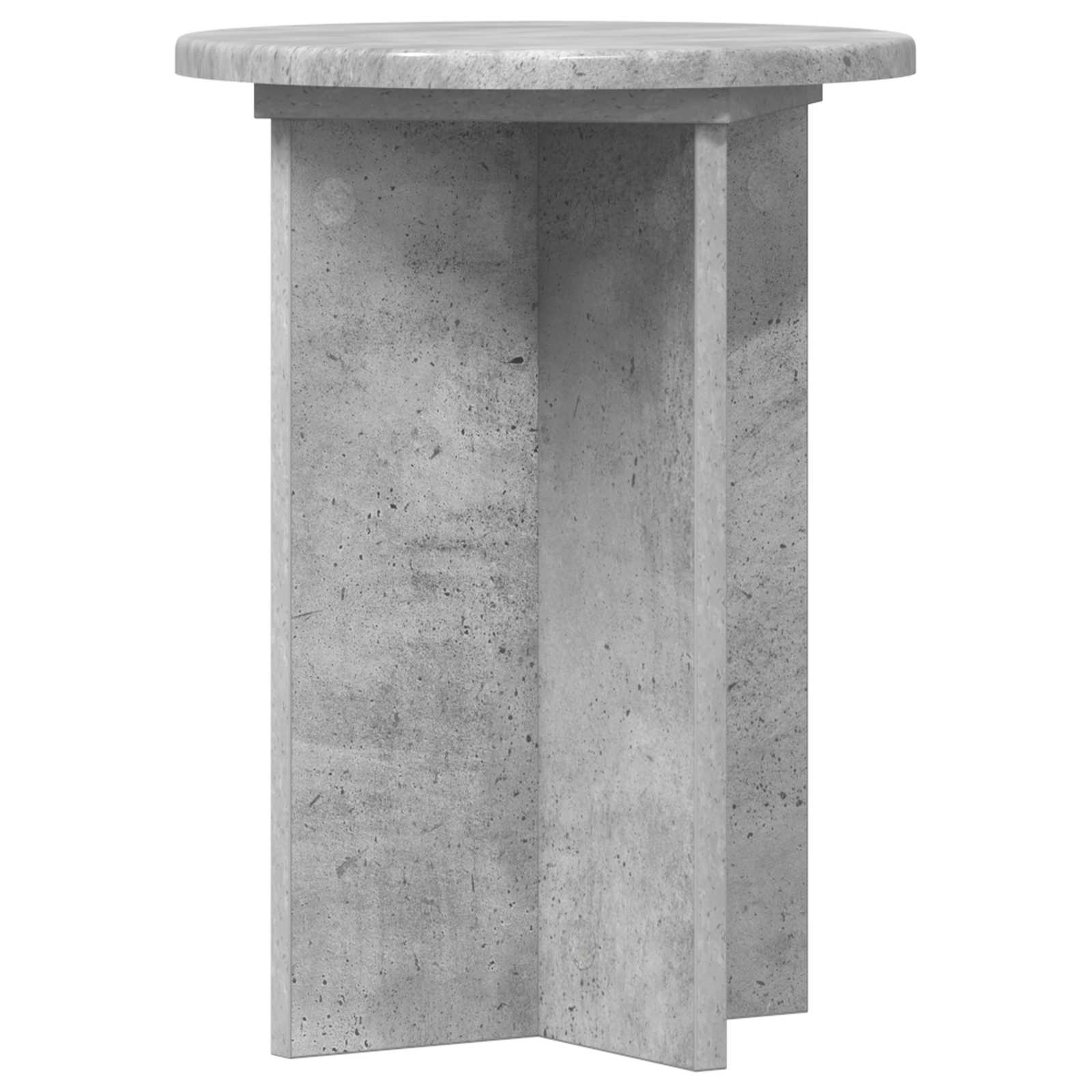 Plantenstandaard 2 pcs Betongrijs Ø29,5 x 40 cm Bewerkt hout is nu te koop bij PeponiXL, paradijselijk wonen!