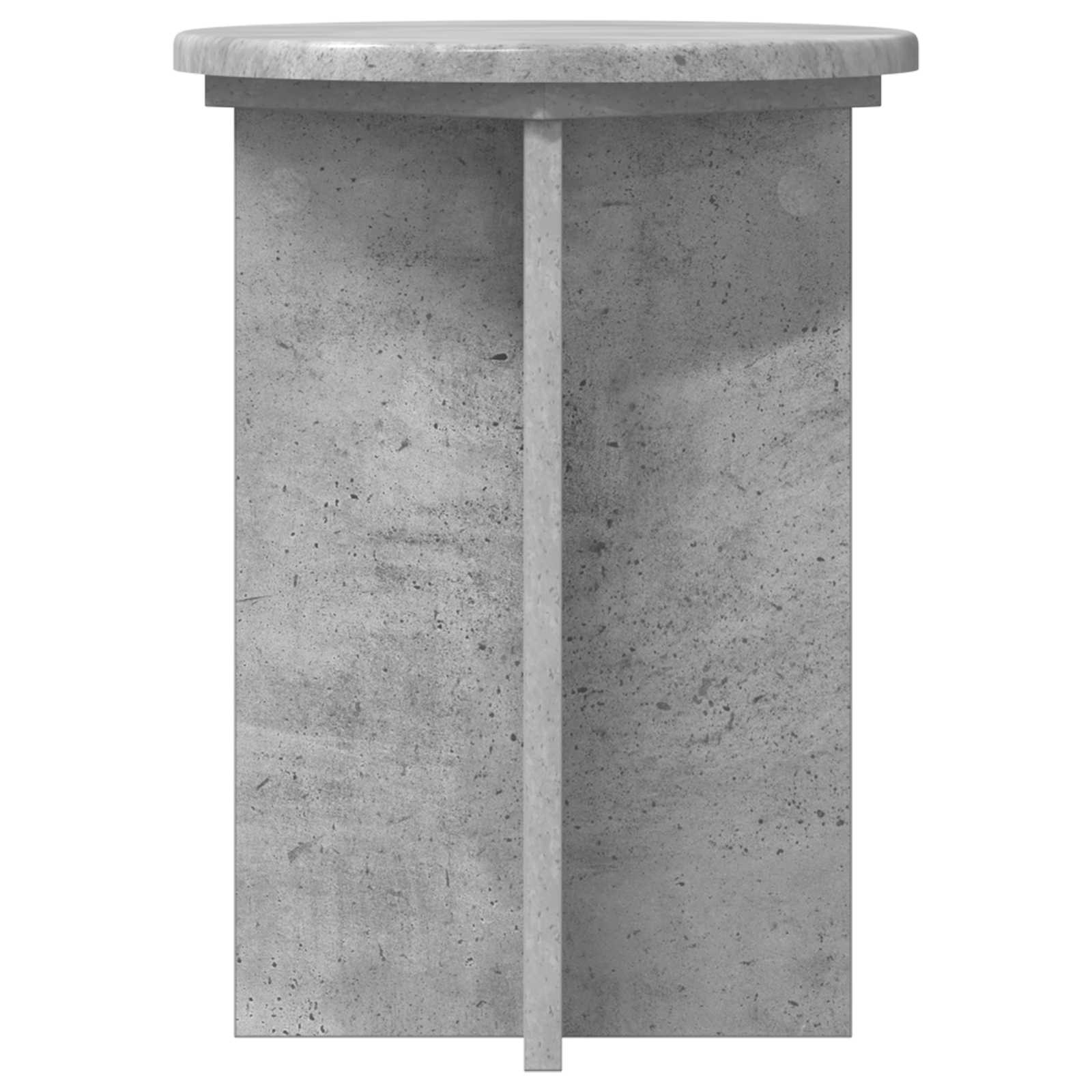 Plantenstandaard 2 pcs Betongrijs Ø29,5 x 40 cm Bewerkt hout is nu te koop bij PeponiXL, paradijselijk wonen!