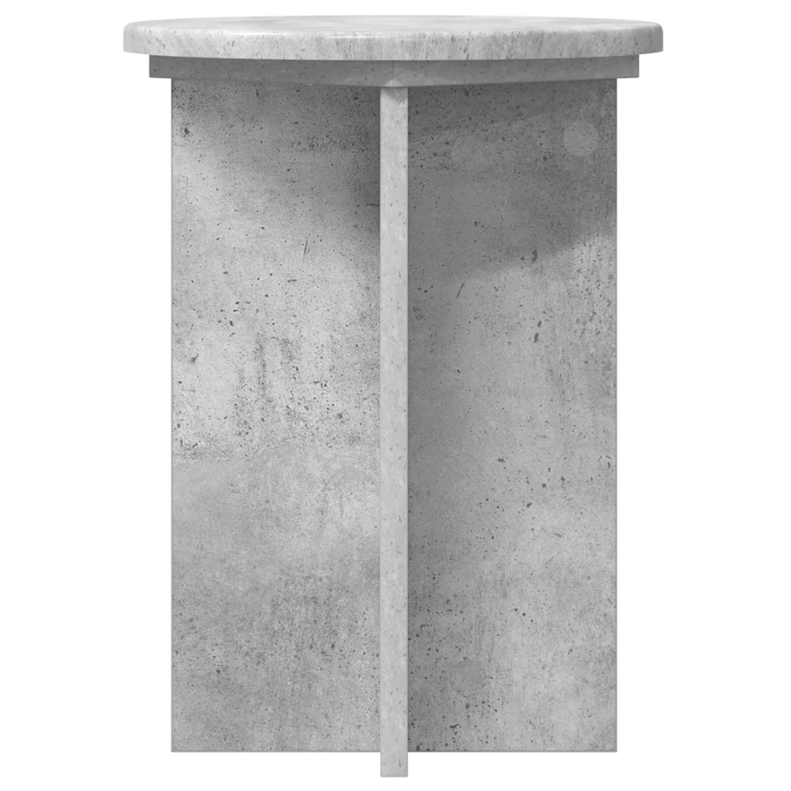 Plantenstandaard 2 pcs Betongrijs Ø29,5 x 40 cm Bewerkt hout is nu te koop bij PeponiXL, paradijselijk wonen!