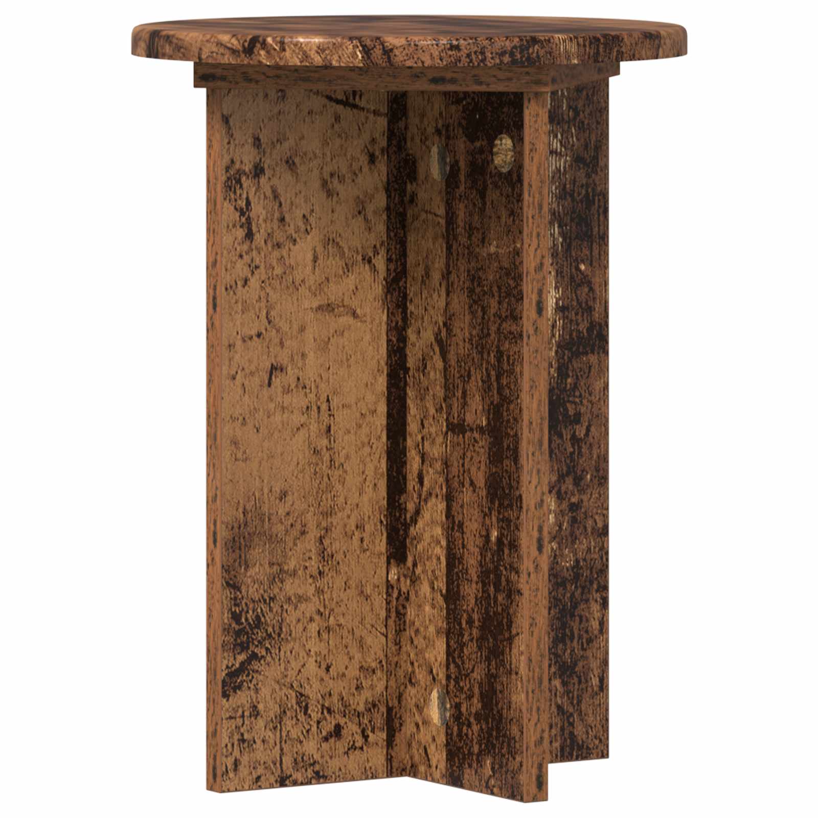 Plantenstandaard 2 pcs Oud hout Ø29,5 x 40 cm Bewerkt hout is nu te koop bij PeponiXL, paradijselijk wonen!