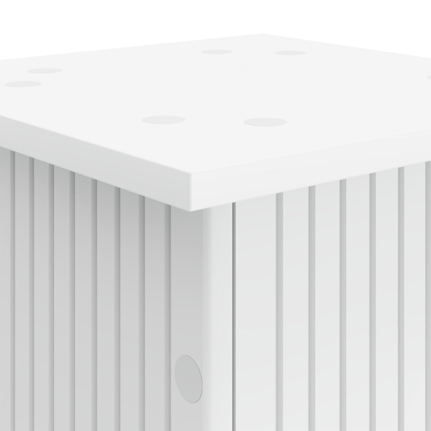 Plantenstandaard 2 pcs Wit 30,5 x 30 x 100,5 cm Bewerkt hout is nu te koop bij PeponiXL, paradijselijk wonen!