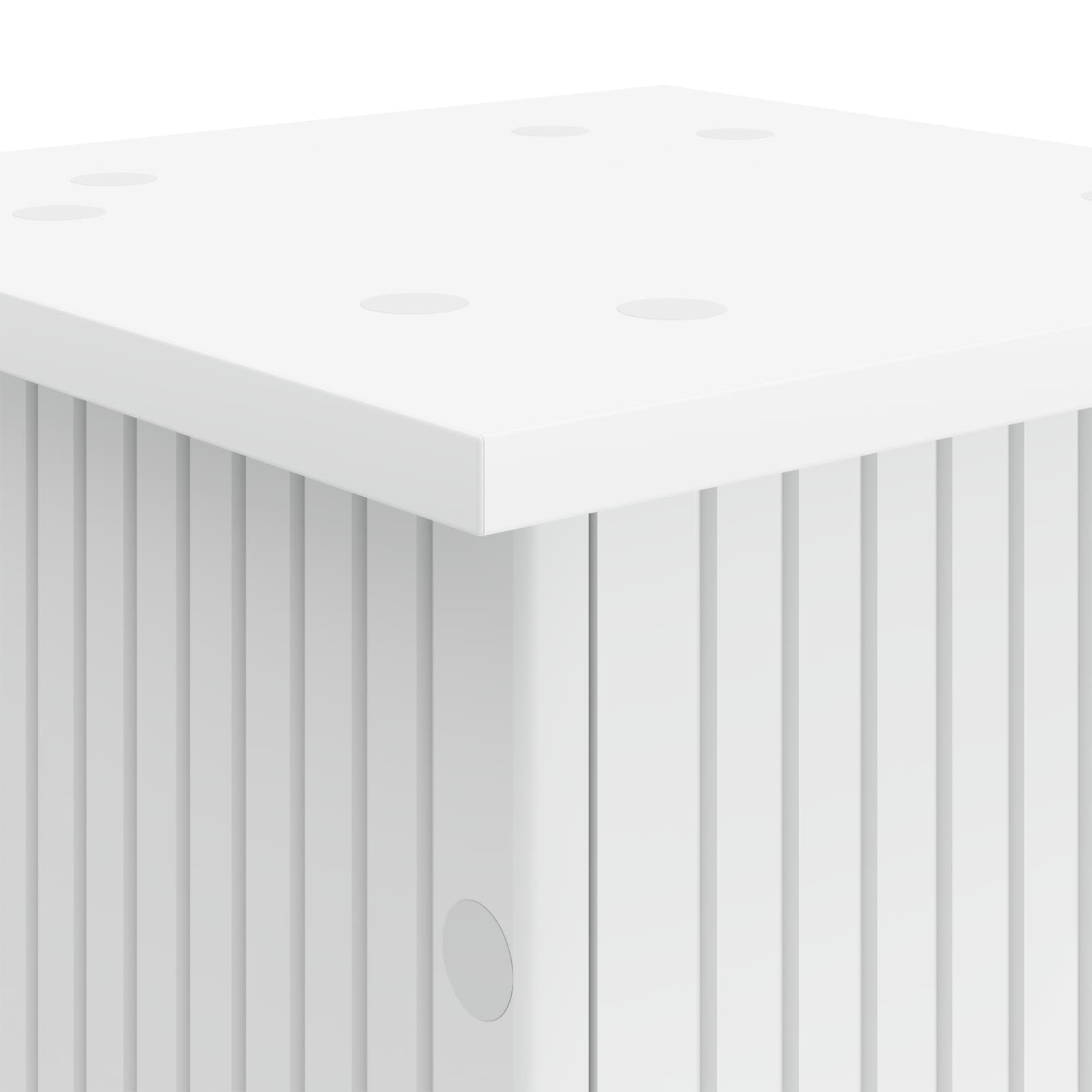 Plantenstandaard 2 pcs Wit 30,5 x 30 x 100,5 cm Bewerkt hout is nu te koop bij PeponiXL, paradijselijk wonen!