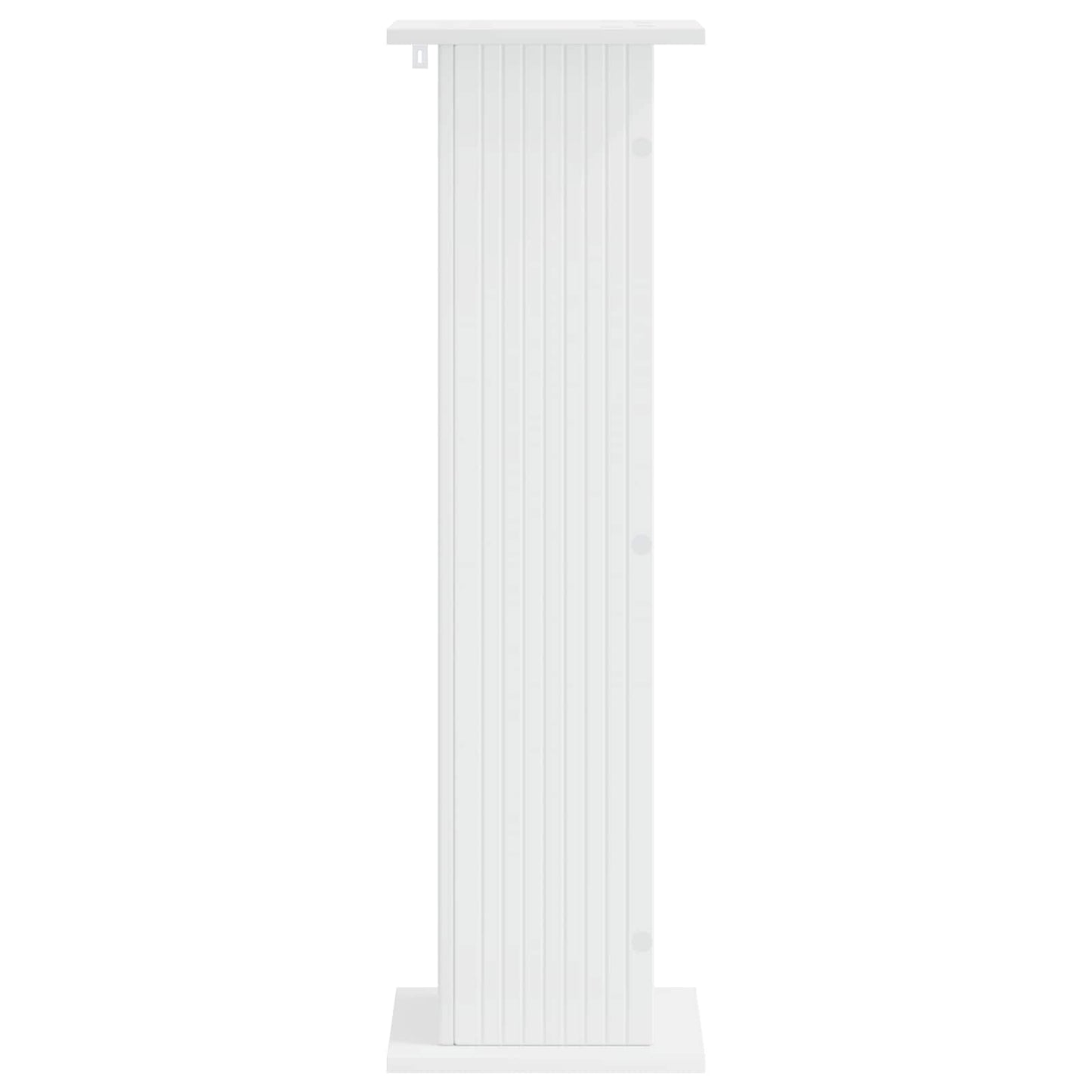 Plantenstandaard 2 pcs Wit 30,5 x 30 x 100,5 cm Bewerkt hout is nu te koop bij PeponiXL, paradijselijk wonen!