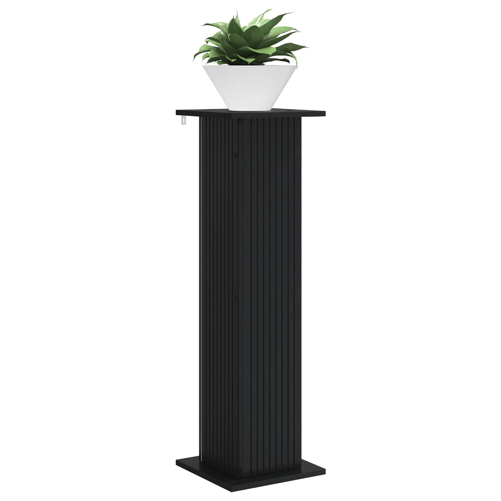 Plantenstandaard Zwart 30,5 x 30 x 100,5 cm Bewerkt hout is nu te koop bij PeponiXL, paradijselijk wonen!