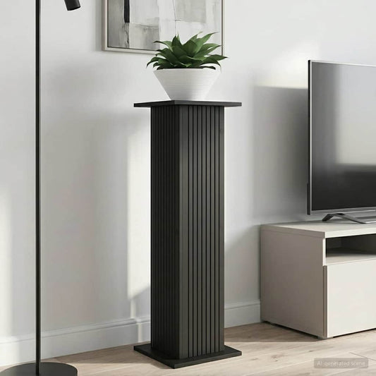 Plantenstandaard 2 pcs Zwart 30,5 x 30 x 100,5 cm Bewerkt hout is nu te koop bij PeponiXL, paradijselijk wonen!