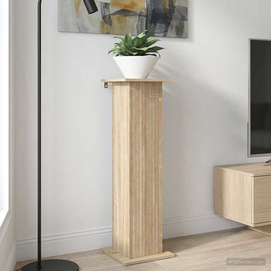 Plantenstandaard Sonoma Eiken 30,5 x 30 x 100,5 cm Bewerkt hout is nu te koop bij PeponiXL, paradijselijk wonen!