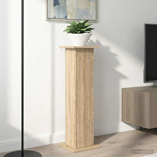 Plantenstandaard 2 pcs Sonoma Eiken 30,5 x 30 x 100,5 cm is nu te koop bij PeponiXL, paradijselijk wonen!