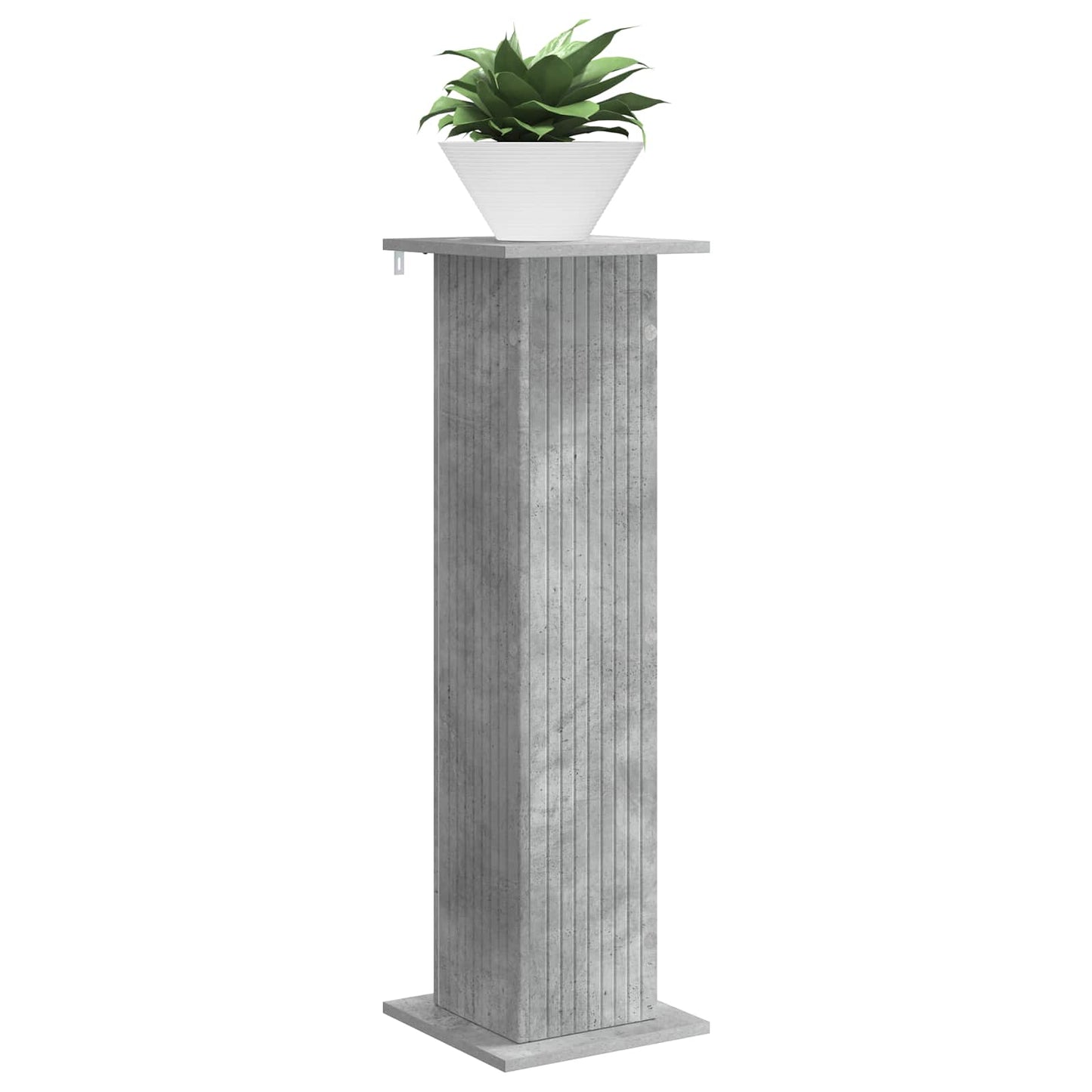 Plantenstandaard Betongrijs 30,5 x 30 x 100,5 cm Bewerkt hout is nu te koop bij PeponiXL, paradijselijk wonen!