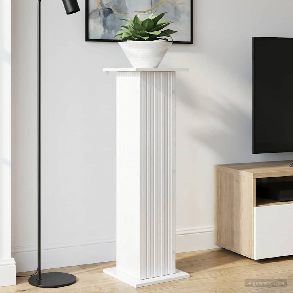 Plantenstandaard Hoogglans Wit 30,5 x 30 x 100,5 cm is nu te koop bij PeponiXL, paradijselijk wonen!