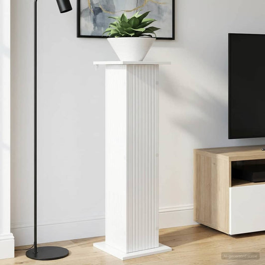 Plantenstandaard Hoogglans Wit 30,5 x 30 x 100,5 cm is nu te koop bij PeponiXL, paradijselijk wonen!