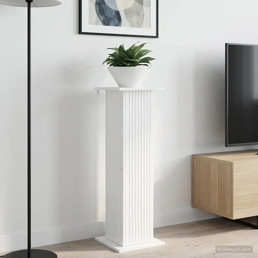 Plantenstandaard 2 pcs Hoogglans Wit 30,5 x 30 x 100,5 cm is nu te koop bij PeponiXL, paradijselijk wonen!