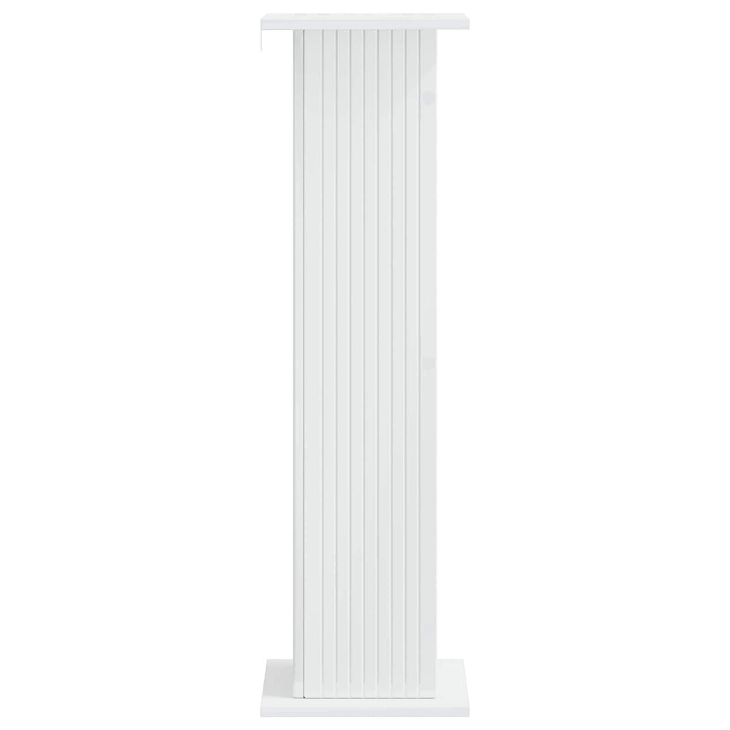 Plantenstandaard 2 pcs Hoogglans Wit 30,5 x 30 x 100,5 cm is nu te koop bij PeponiXL, paradijselijk wonen!