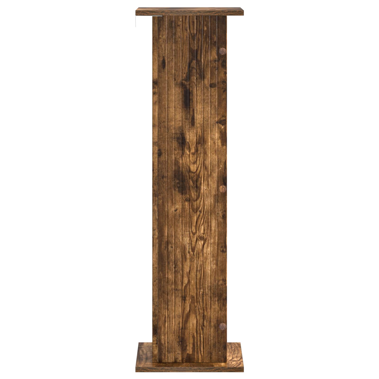 Plantenstandaard Gerookt eiken 30,5 x 30 x 100,5 cm is nu te koop bij PeponiXL, paradijselijk wonen!