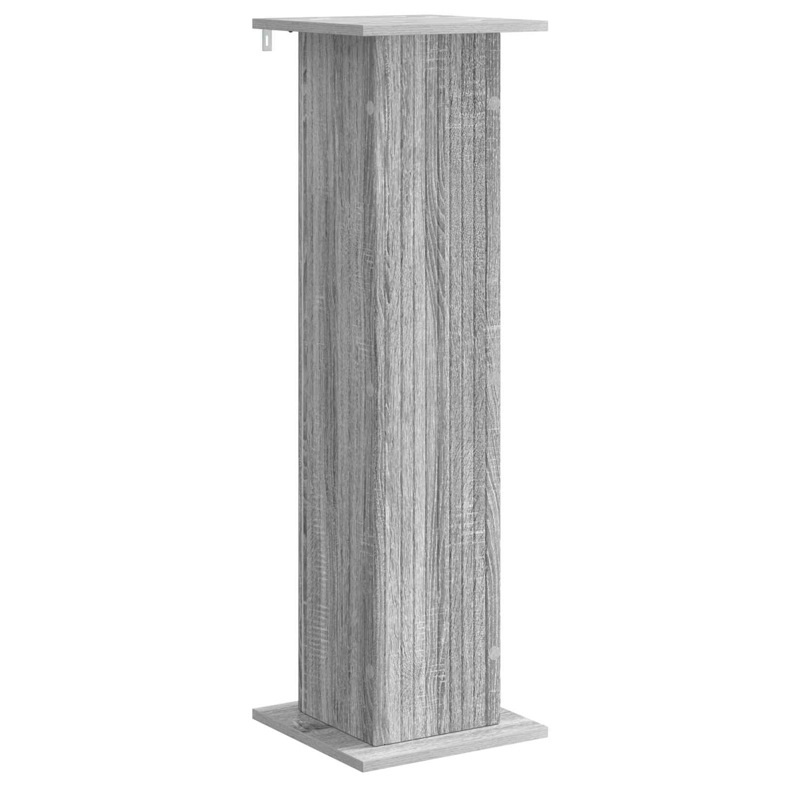 Plantenstandaard Grijs sonoma 30,5 x 30 x 100,5 cm Bewerkt hout is nu te koop bij PeponiXL, paradijselijk wonen!