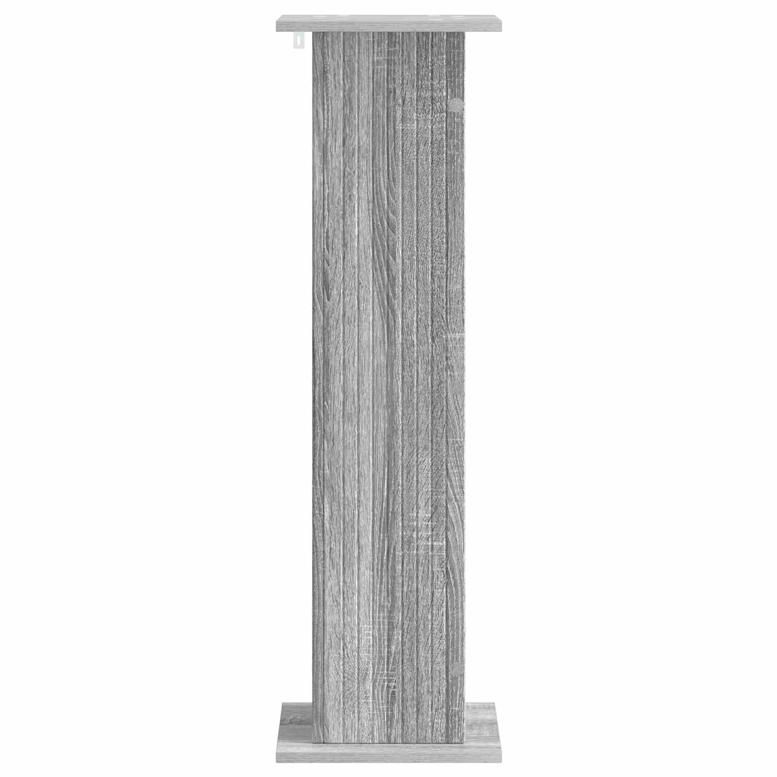 Plantenstandaard Grijs sonoma 30,5 x 30 x 100,5 cm Bewerkt hout is nu te koop bij PeponiXL, paradijselijk wonen!