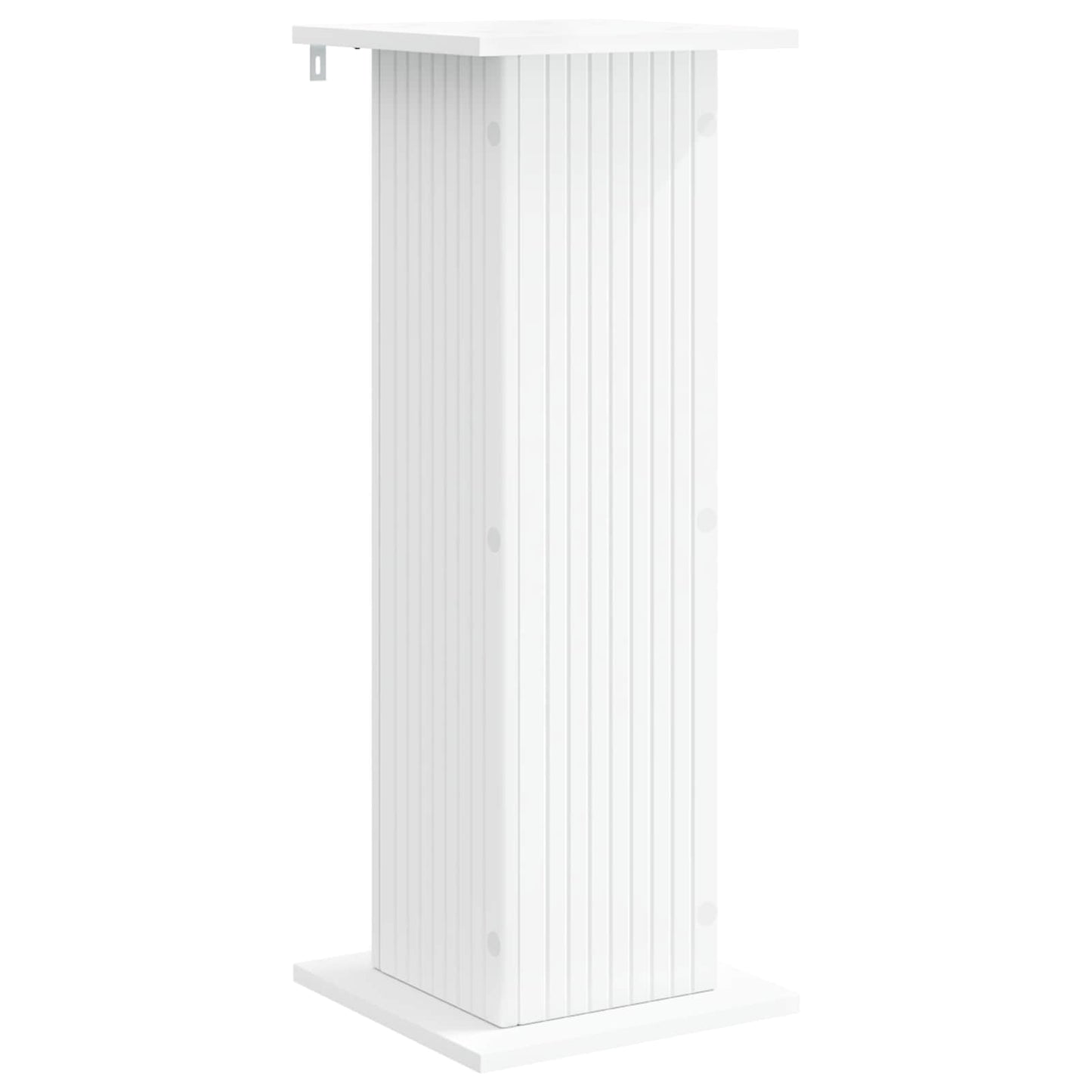 Plantenstandaard 2 pcs Wit 30,5 x 30 x 80,5 cm Bewerkt hout is nu te koop bij PeponiXL, paradijselijk wonen!