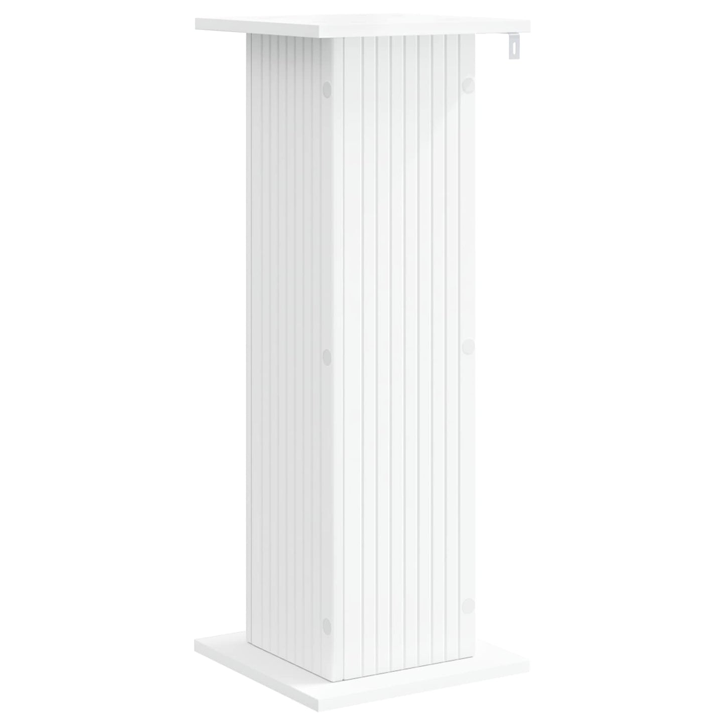 Plantenstandaard 2 pcs Wit 30,5 x 30 x 80,5 cm Bewerkt hout is nu te koop bij PeponiXL, paradijselijk wonen!