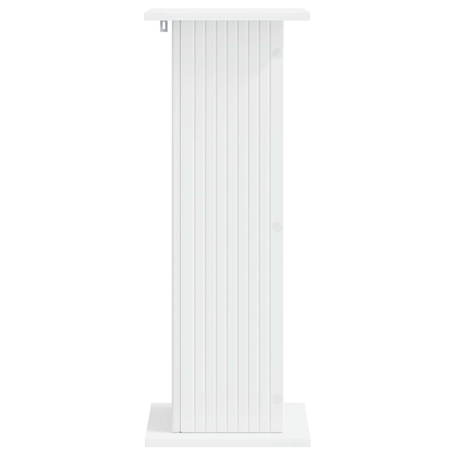 Plantenstandaard 2 pcs Wit 30,5 x 30 x 80,5 cm Bewerkt hout is nu te koop bij PeponiXL, paradijselijk wonen!