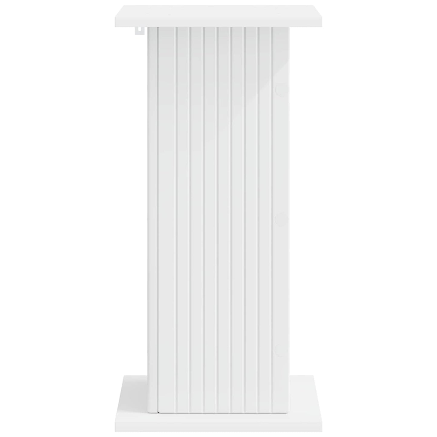 Plantenstandaard 2 pcs Wit 30,5 x 30 x 60,5 cm Bewerkt hout is nu te koop bij PeponiXL, paradijselijk wonen!