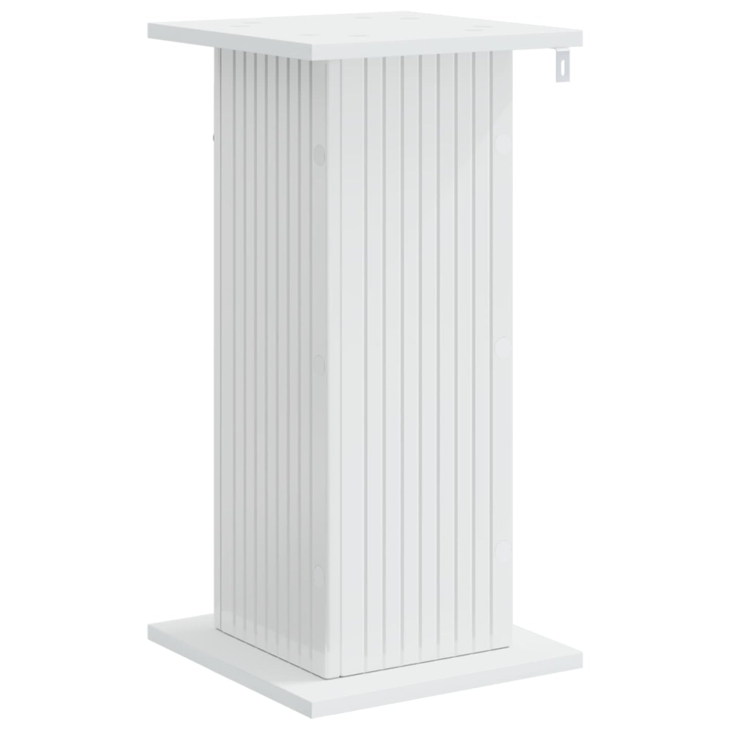 Plantenstandaard Hoogglans Wit 30,5 x 30 x 60,5 cm Bewerkt hout is nu te koop bij PeponiXL, paradijselijk wonen!