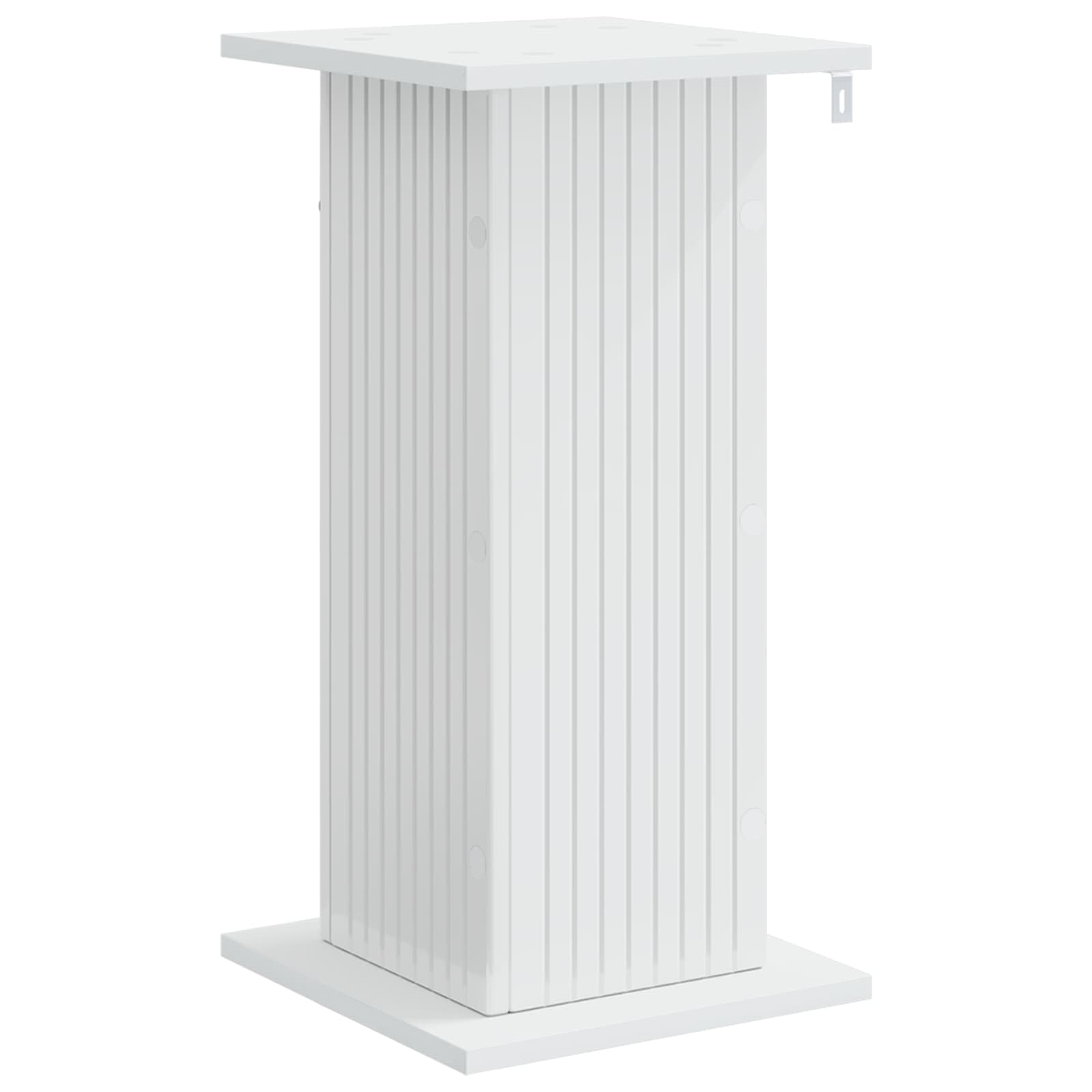 Plantenstandaard Hoogglans Wit 30,5 x 30 x 60,5 cm Bewerkt hout is nu te koop bij PeponiXL, paradijselijk wonen!