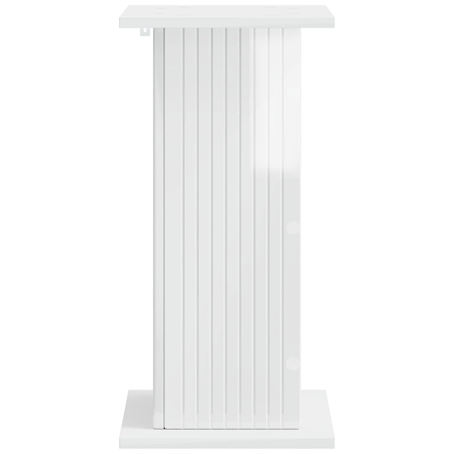 Plantenstandaard Hoogglans Wit 30,5 x 30 x 60,5 cm Bewerkt hout is nu te koop bij PeponiXL, paradijselijk wonen!