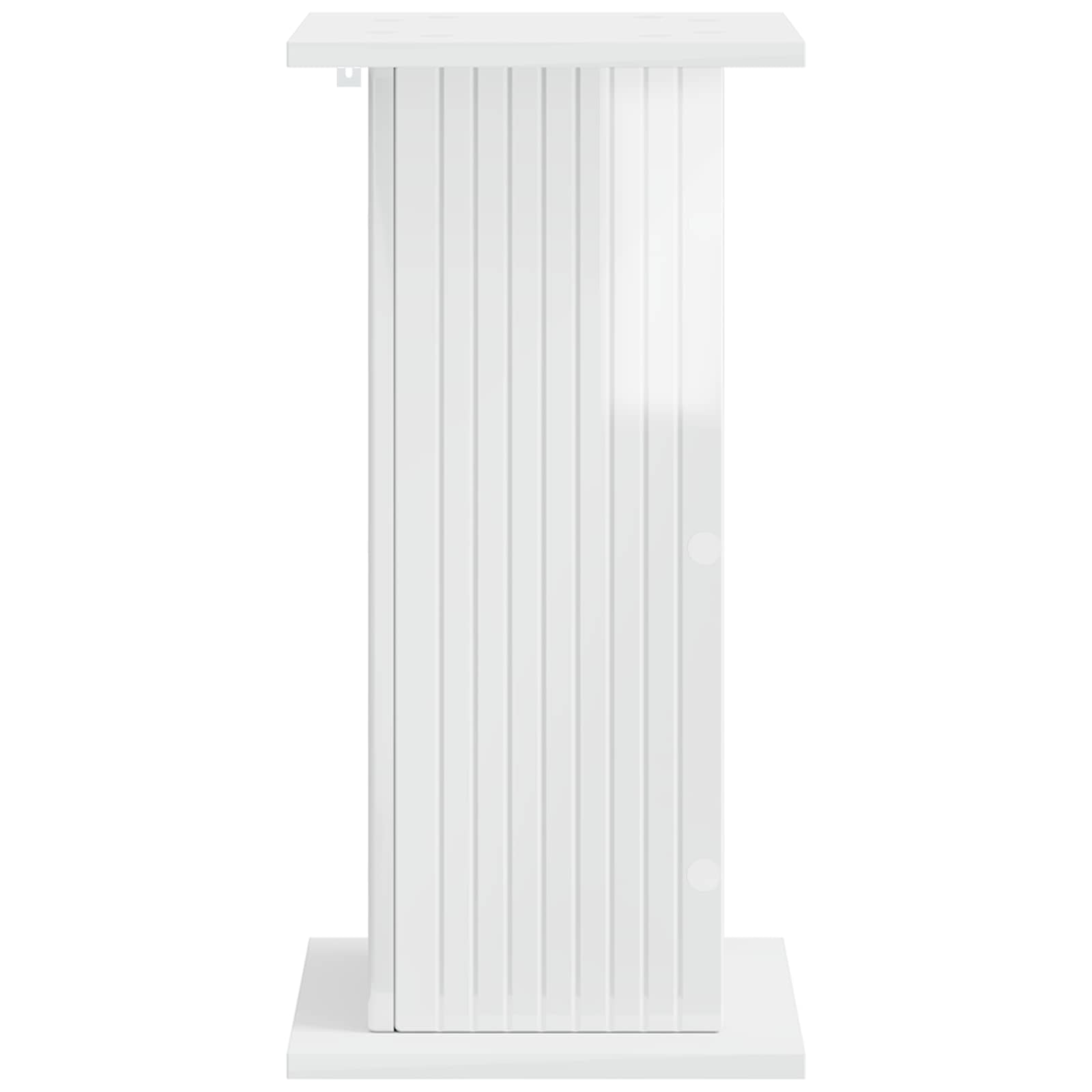 Plantenstandaard Hoogglans Wit 30,5 x 30 x 60,5 cm Bewerkt hout is nu te koop bij PeponiXL, paradijselijk wonen!