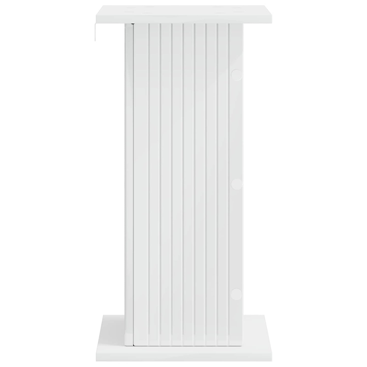 Plantenstandaard Hoogglans Wit 30,5 x 30 x 60,5 cm Bewerkt hout is nu te koop bij PeponiXL, paradijselijk wonen!