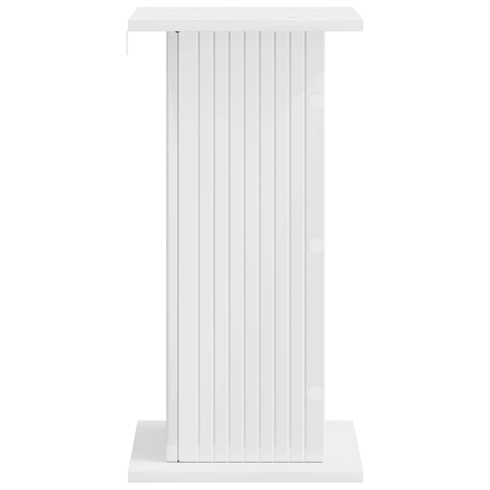 Plantenstandaard Hoogglans Wit 30,5 x 30 x 60,5 cm Bewerkt hout is nu te koop bij PeponiXL, paradijselijk wonen!