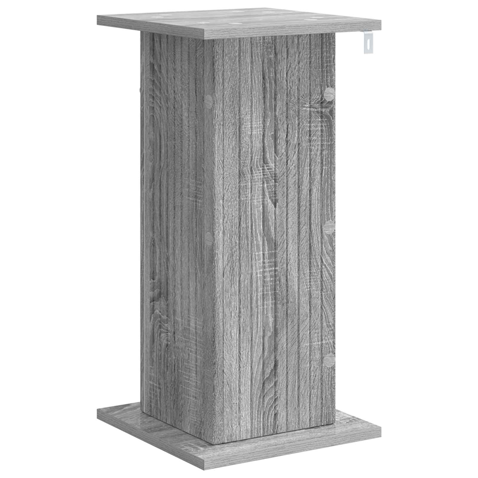 Plantenstandaard Grijs sonoma 30,5 x 30 x 60,5 cm Bewerkt hout is nu te koop bij PeponiXL, paradijselijk wonen!