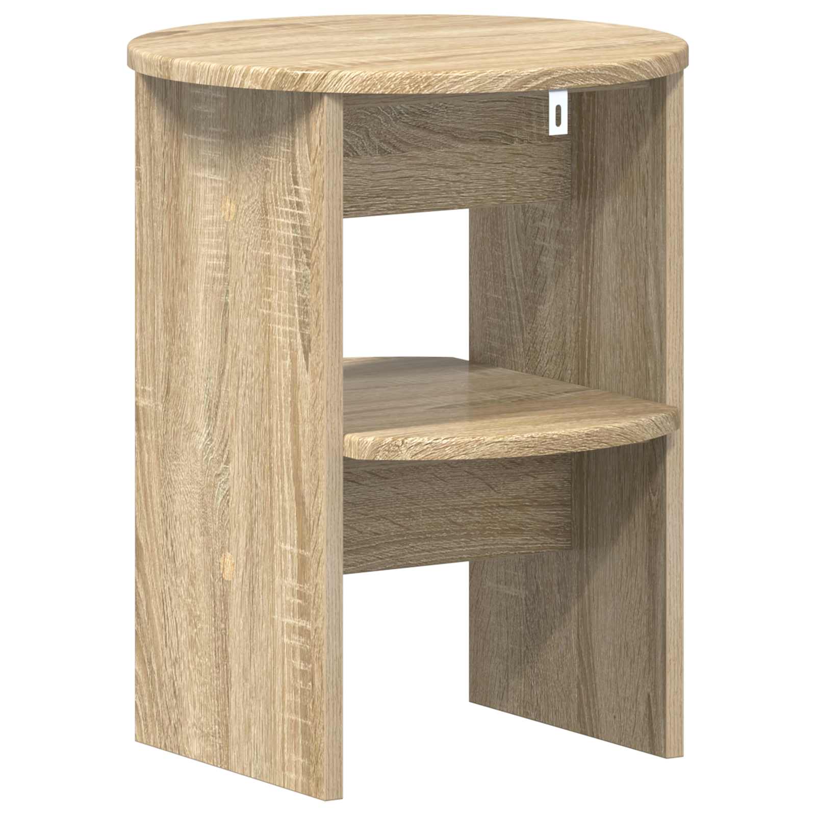 Bijzetkast 2 pcs Sonoma Eiken Ø40 x 50 cm Geconstrueerd hout is nu te koop bij PeponiXL, paradijselijk wonen!