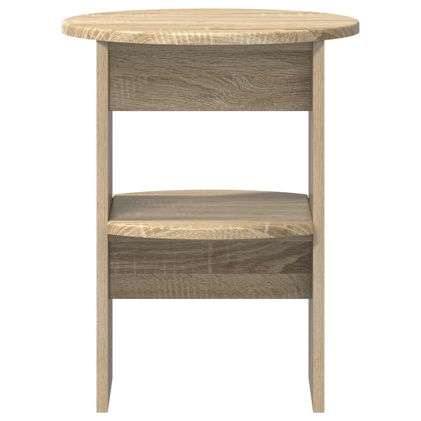 Bijzetkast 2 pcs Sonoma Eiken Ø40 x 50 cm Geconstrueerd hout is nu te koop bij PeponiXL, paradijselijk wonen!