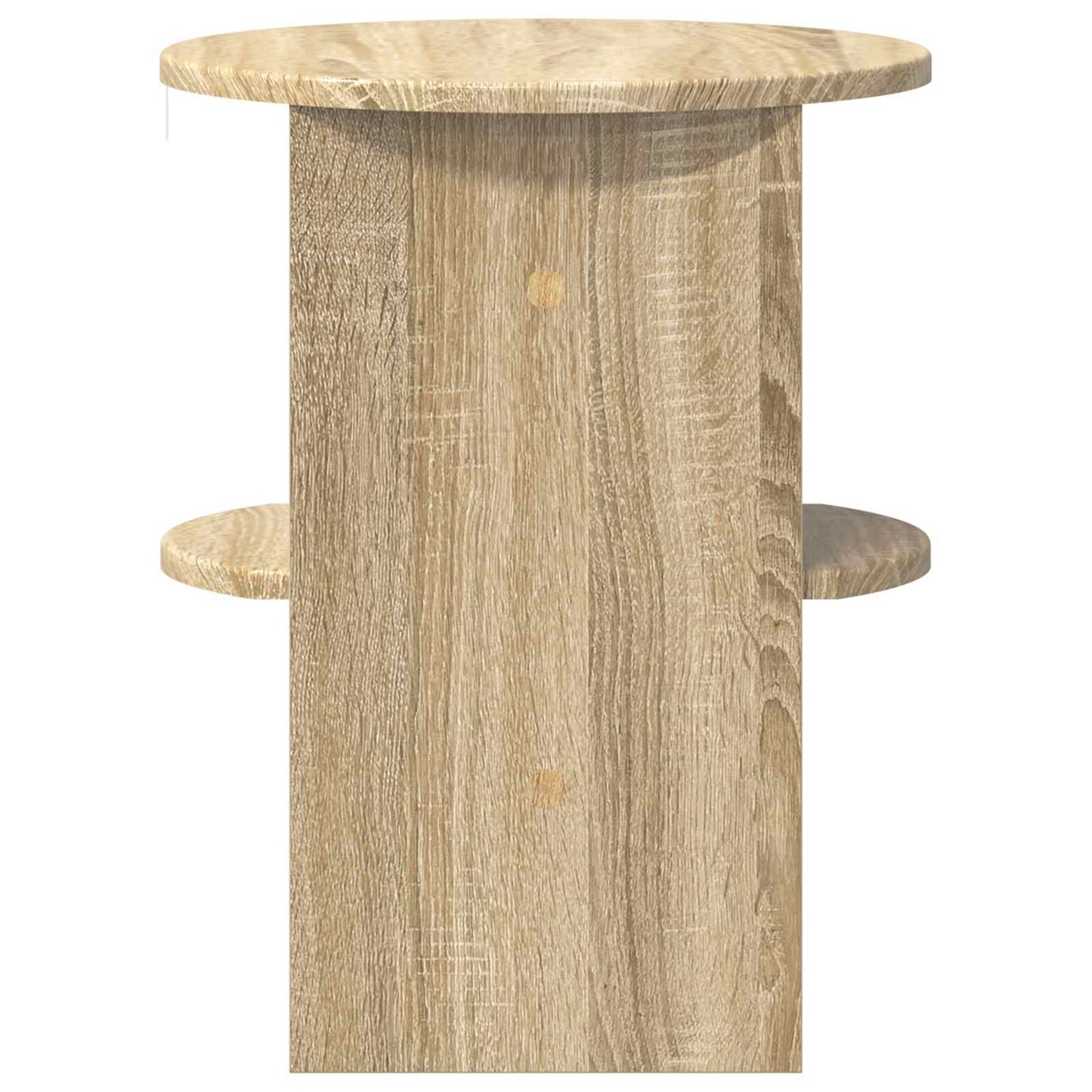 Bijzetkast 2 pcs Sonoma Eiken Ø40 x 50 cm Geconstrueerd hout is nu te koop bij PeponiXL, paradijselijk wonen!