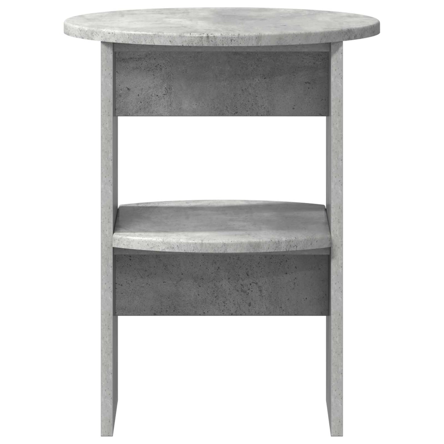 Bijzetkast Beton Grijs Ø40 x 50 cm Geconstrueerd hout is nu te koop bij PeponiXL, paradijselijk wonen!