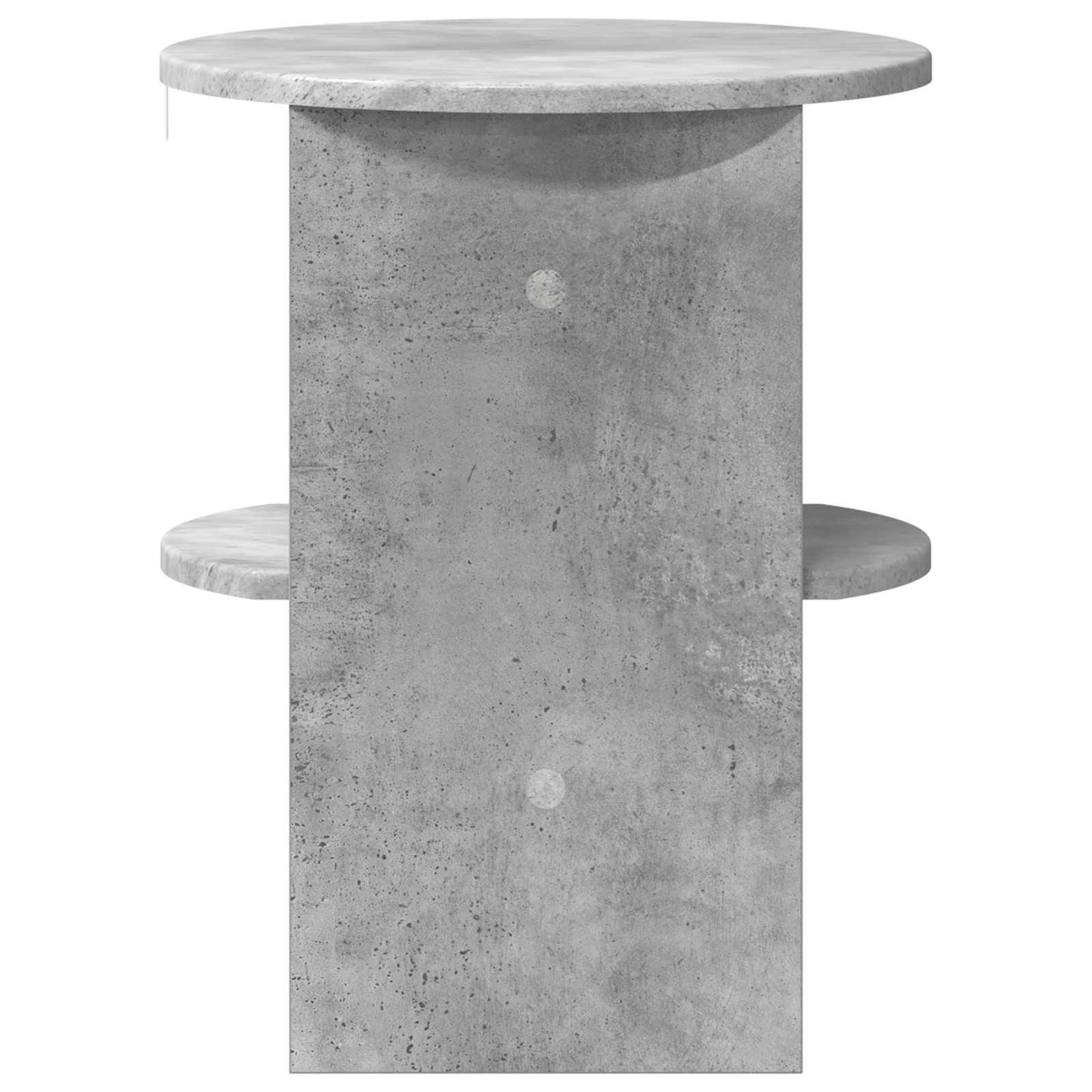 Bijzetkast Beton Grijs Ø40 x 50 cm Geconstrueerd hout is nu te koop bij PeponiXL, paradijselijk wonen!
