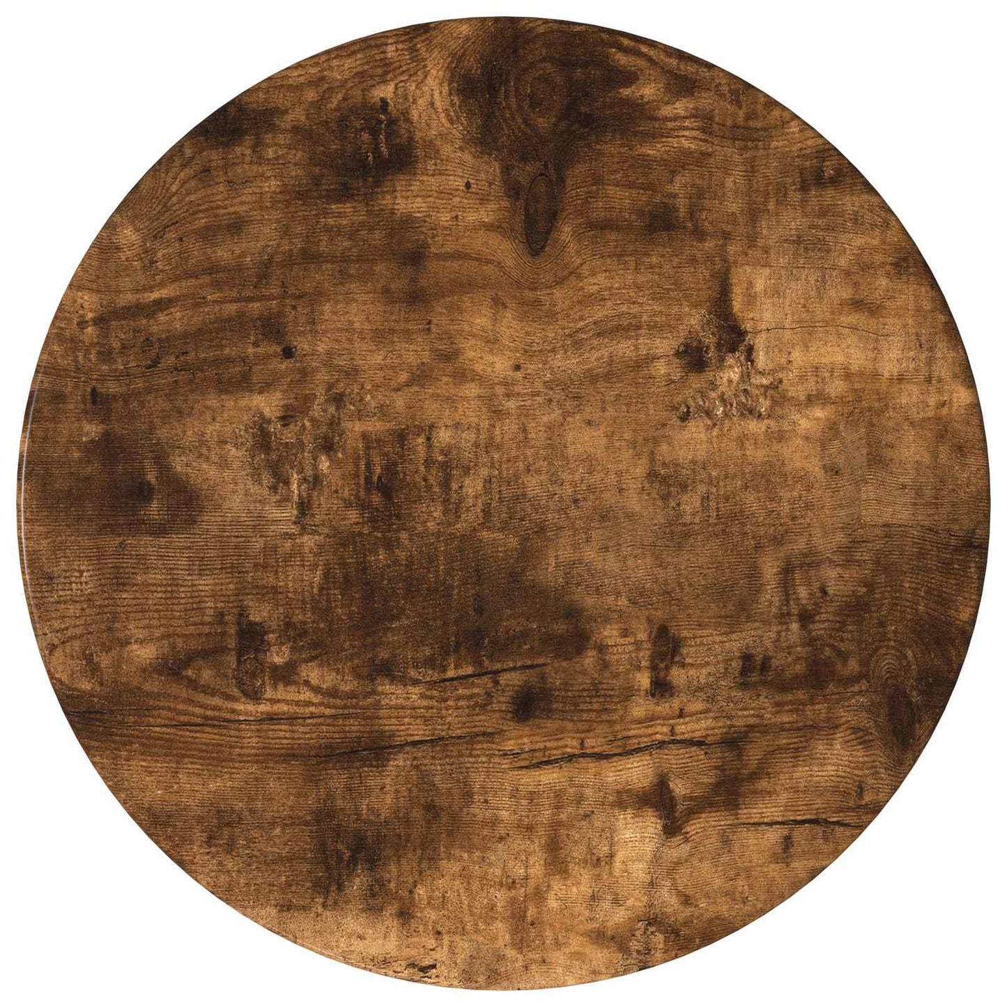 Bijzetkast Gerookte Eik Ø40 x 50 cm Geconstrueerd hout is nu te koop bij PeponiXL, paradijselijk wonen!