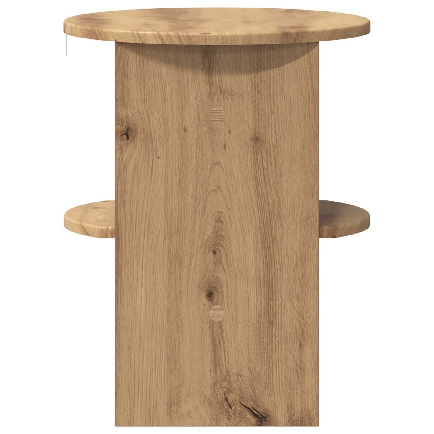 Bijzetkast Artisan Eik Ø40 x 50 cm Geconstrueerd hout is nu te koop bij PeponiXL, paradijselijk wonen!