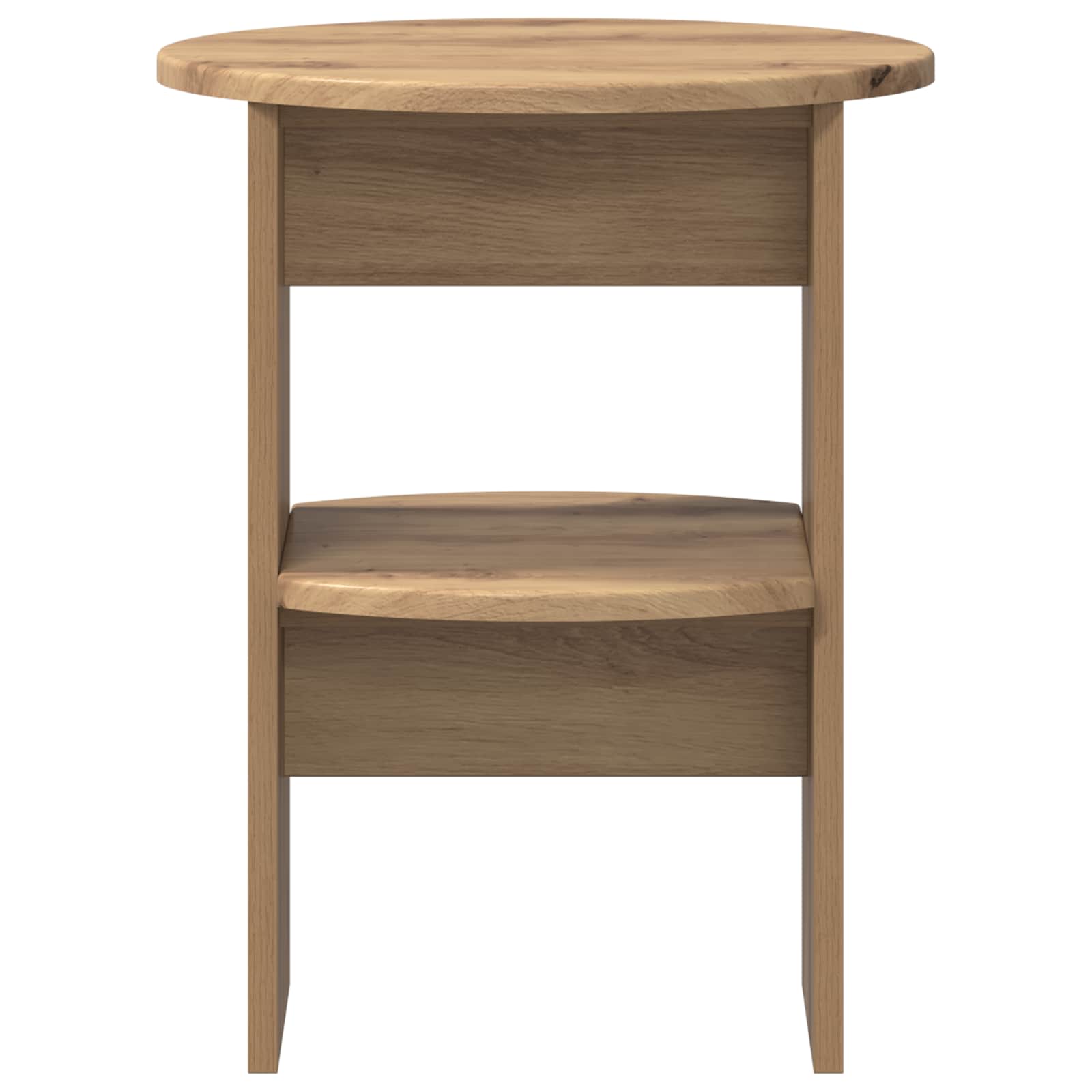 Bijzetkast 2 pcs Artisan Eik Ø40 x 50 cm Geconstrueerd hout is nu te koop bij PeponiXL, paradijselijk wonen!