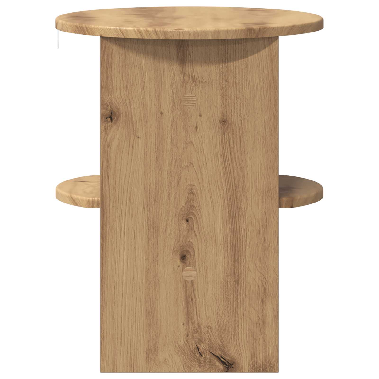 Bijzetkast 2 pcs Artisan Eik Ø40 x 50 cm Geconstrueerd hout is nu te koop bij PeponiXL, paradijselijk wonen!