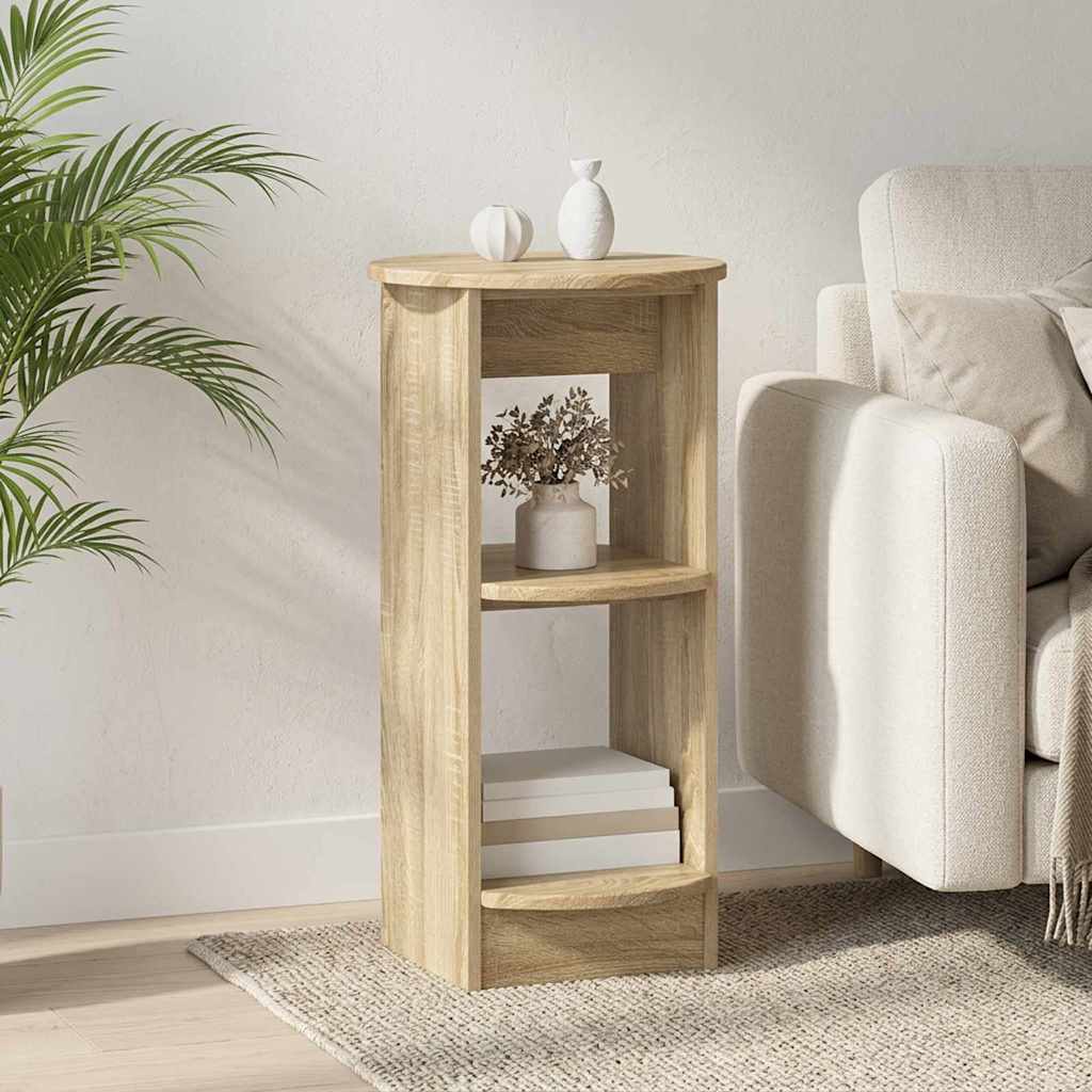 Bijzetkast Sonoma Eiken Geconstrueerd hout is nu te koop bij PeponiXL, paradijselijk wonen!