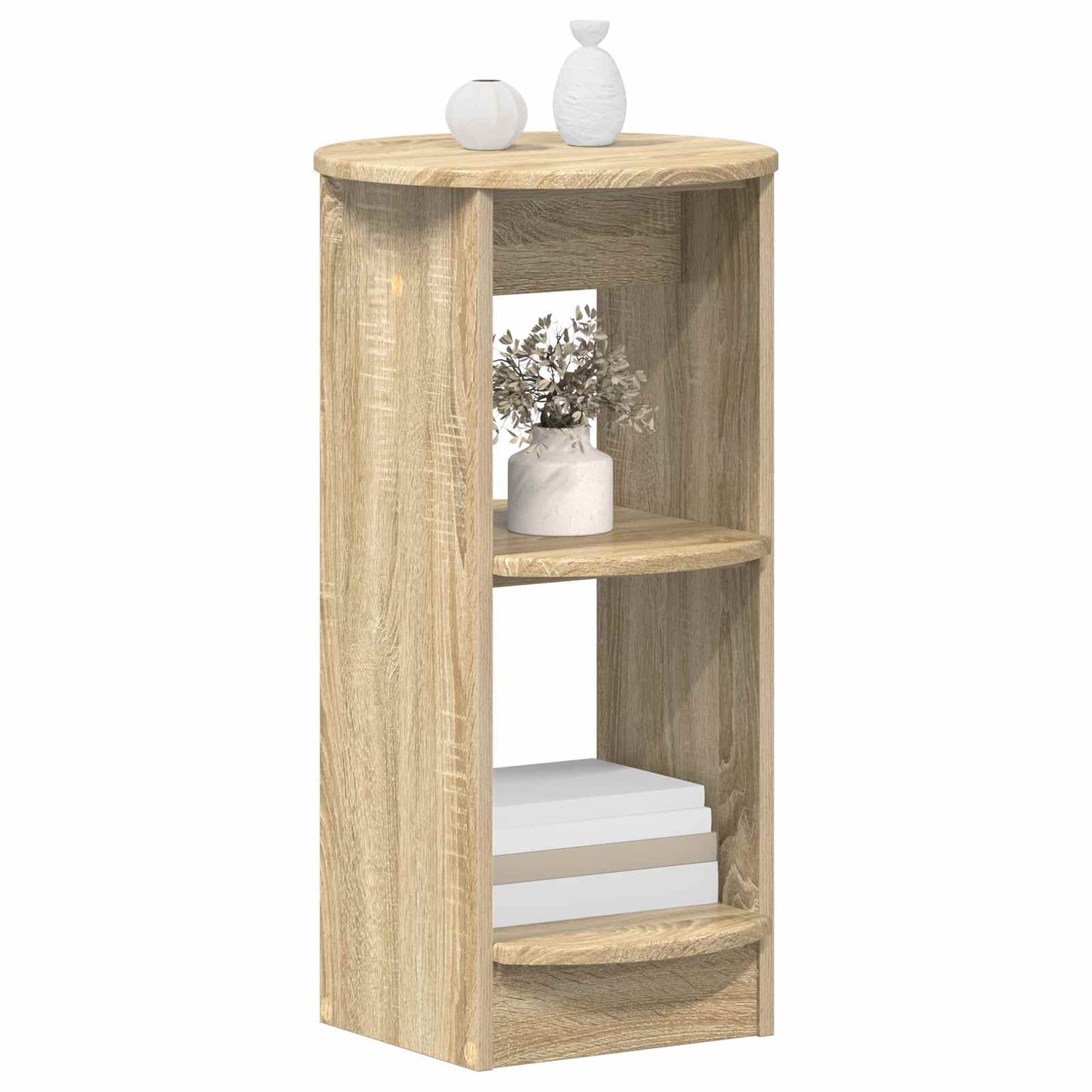 Bijzetkast Sonoma Eiken Geconstrueerd hout is nu te koop bij PeponiXL, paradijselijk wonen!