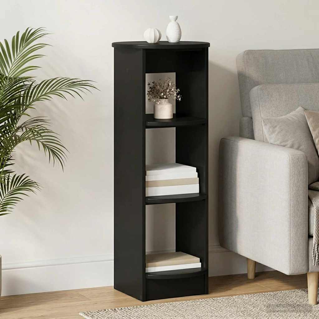 Bijzetkast Zwart 40 x 40 x 100 cm Geconstrueerd hout is nu te koop bij PeponiXL, paradijselijk wonen!